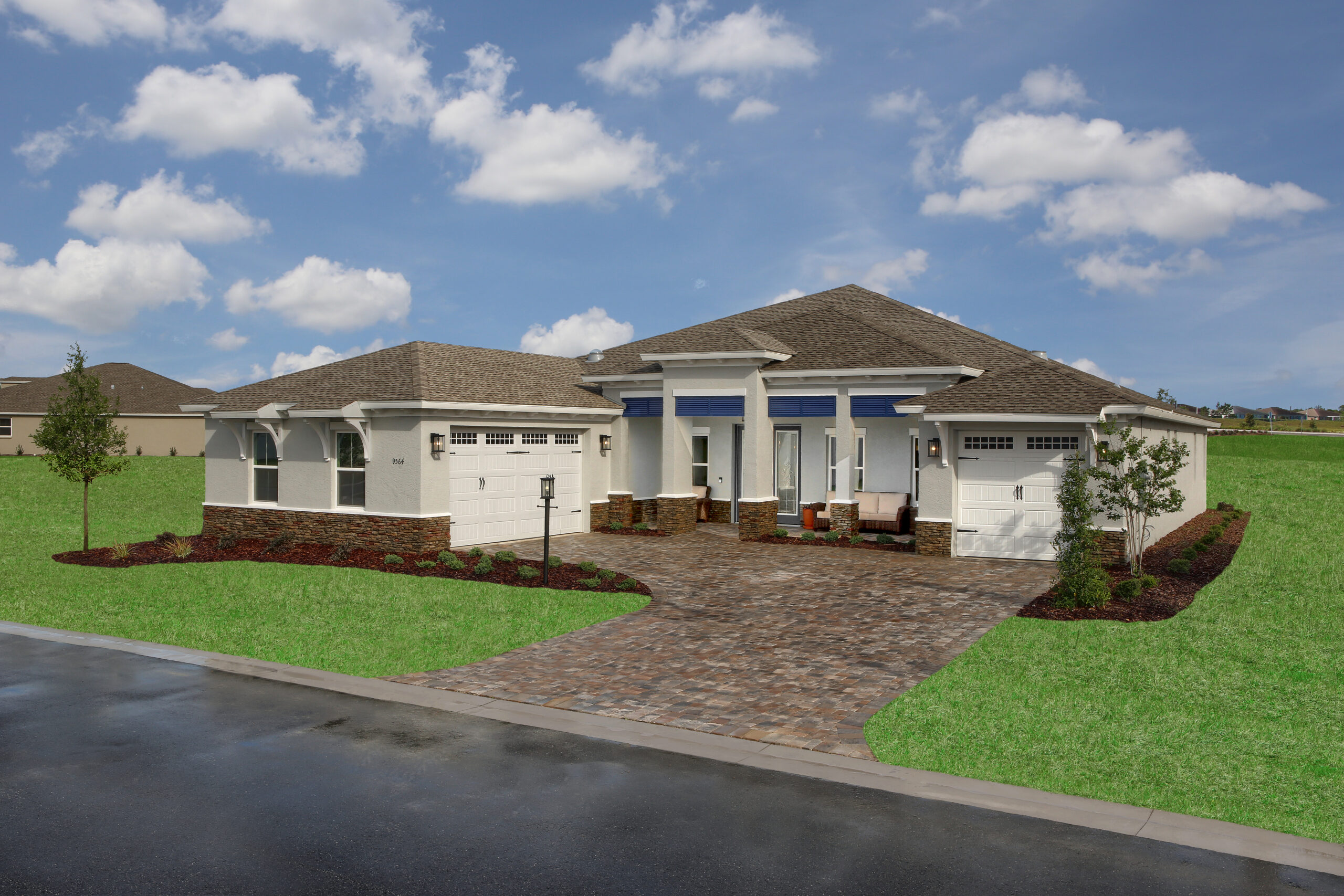 aberdeen model home exterior