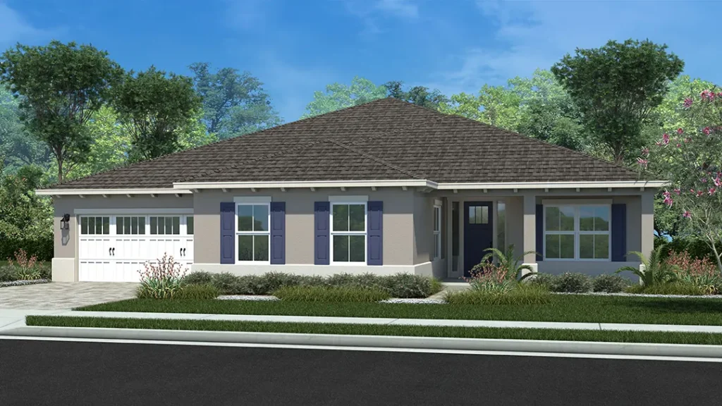 Magnolia elevation rendering